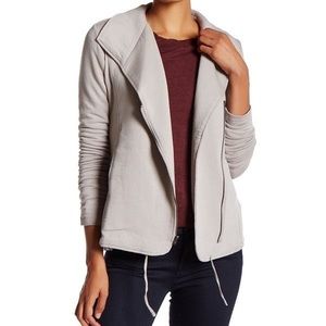 Nordstrom zip up asymmetrical jacket